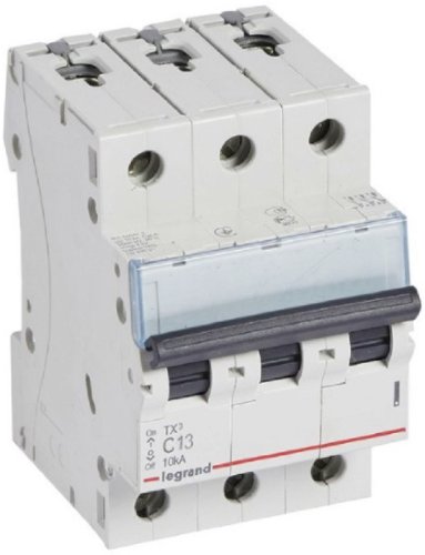 Выключатель автоматический Legrand TX3 6000 3п 13А C 10кА картинка